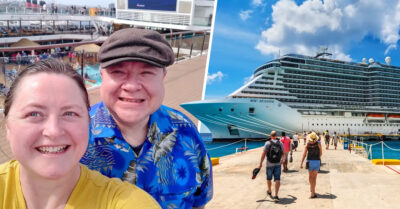 Pareja vendió su casa para vivir en un crucero y recorrer el mundo; es más barato