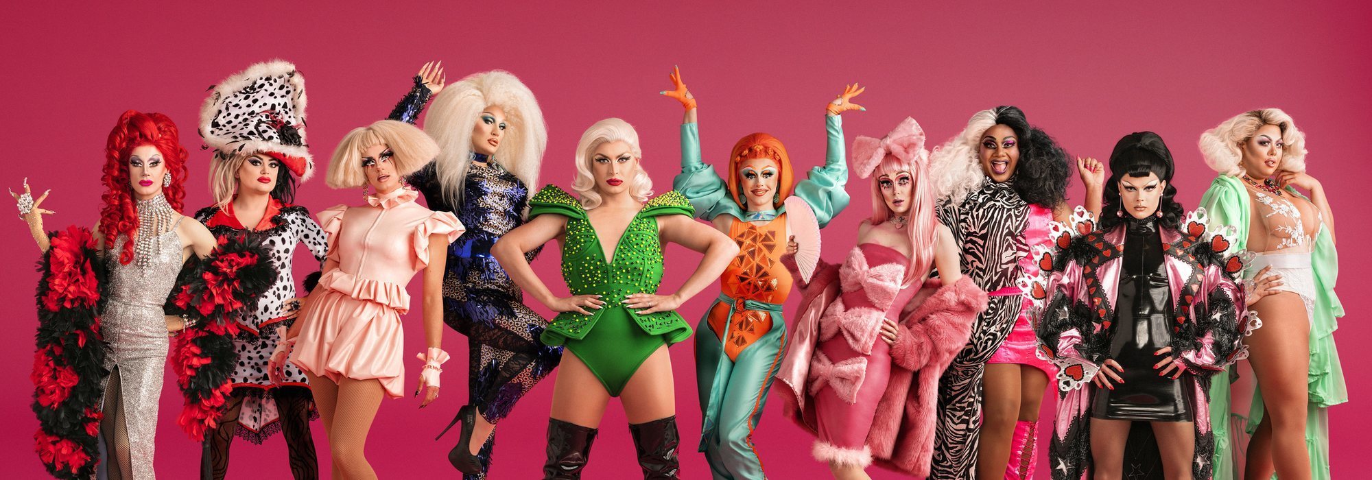 Participantes del reality show RuPaul´s Drag Race