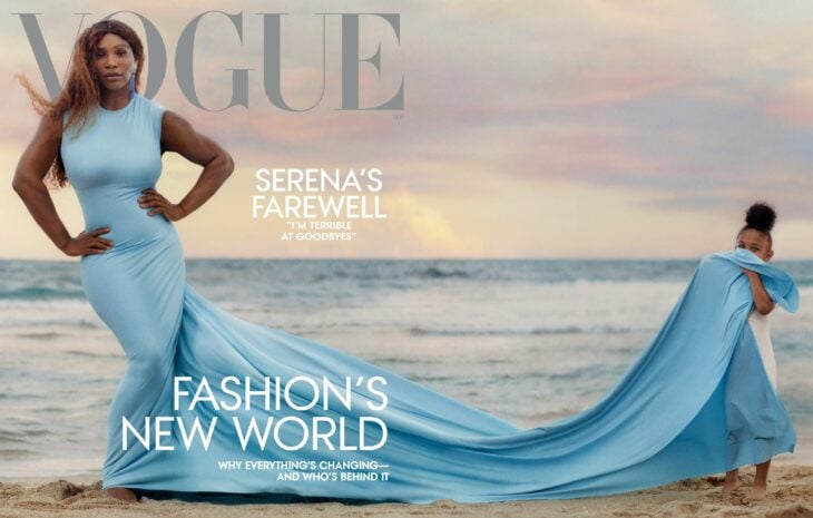Vogue cover with Serena Williams on its cover 