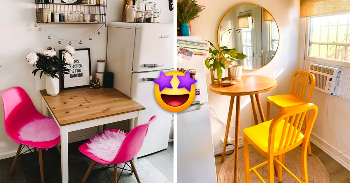 10 Beautiful and small dining rooms that are ideal to decorate your bachelorette apartment