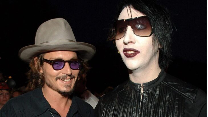 Johnny Depp y Marilyn Manson