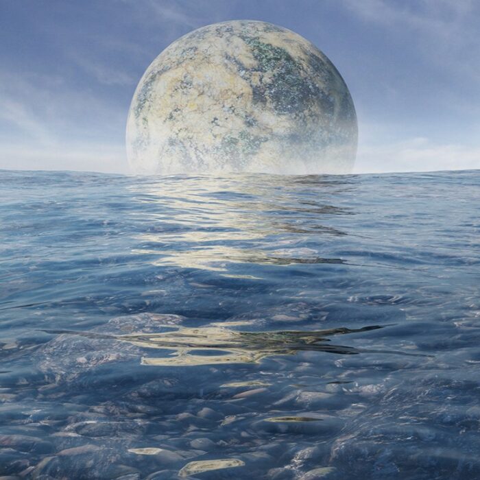 Exoplaneta con agua