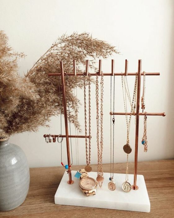 jewelry organizer as ornament