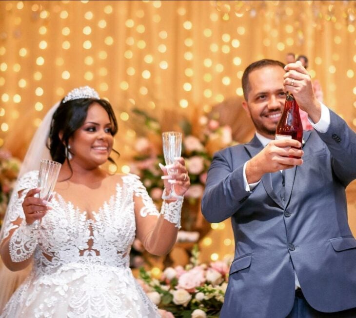 wedding of Erika Moreira and her husband Leonardo