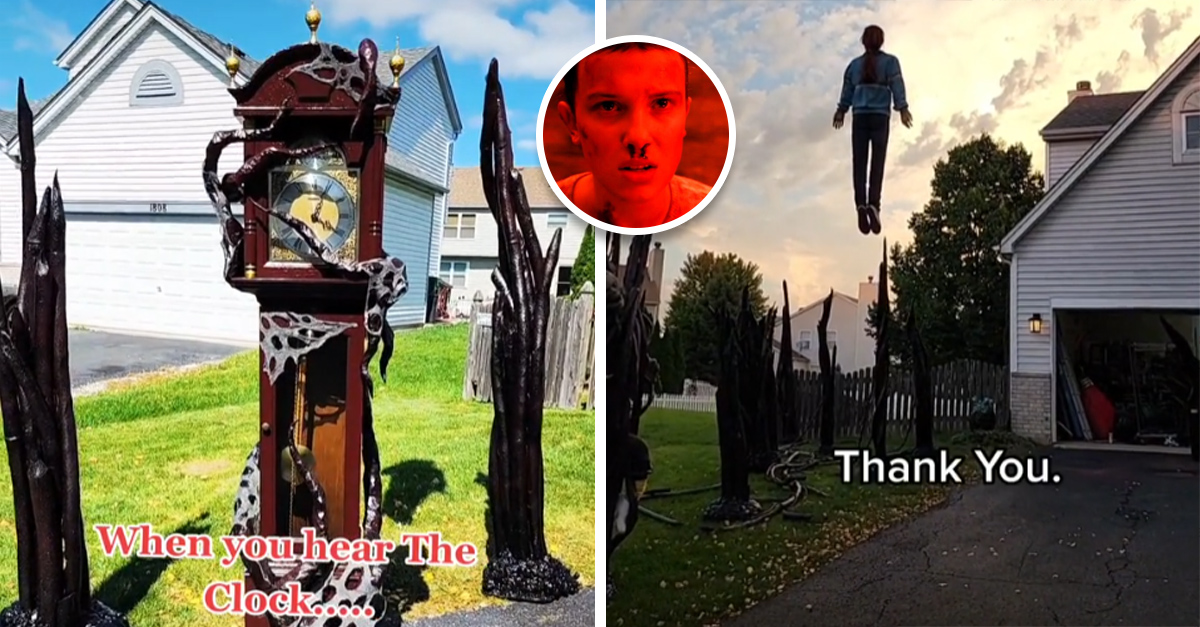 Family anticipates Halloween and thus decorated their house with a ‘Stranger Things’ theme
