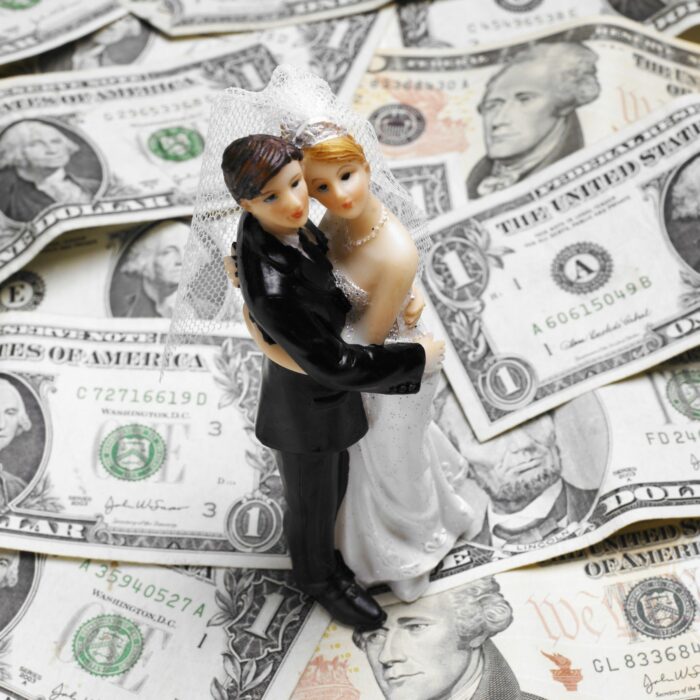 there is no money to pay for the wedding