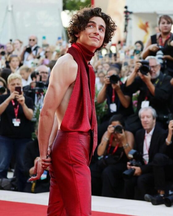 Timothée Chalamet en el Festival de Cine de Venecia 2022