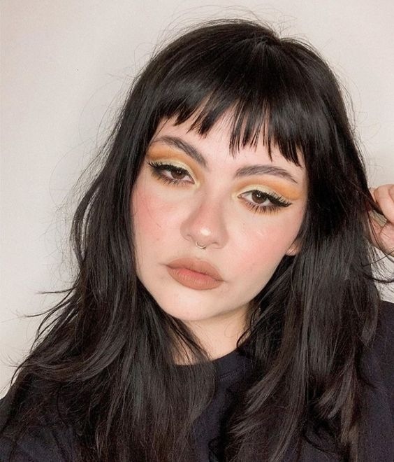 baby bangs makeup