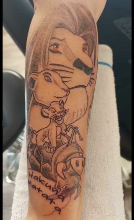 tatoo rey león