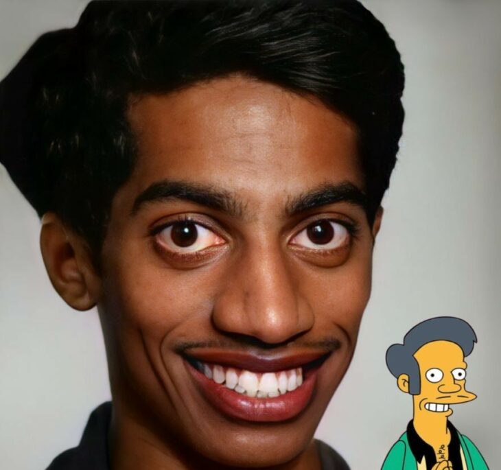 Así se verían los personajes de Los Simpsons si fueran reales