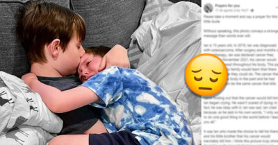 Adolescente consuela a su hermanito tras decirle que no sobrevivirá a su batalla