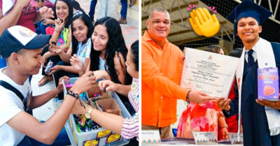 Joven vendía gomitas para pagar la universidad y al fin logró graduarse