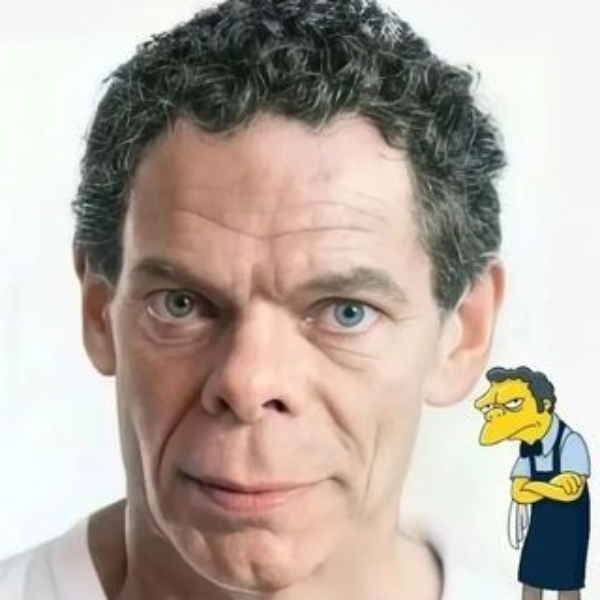 Así se verían los personajes de Los Simpsons si fueran reales