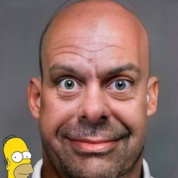 Así se verían los personajes de Los Simpsons si fueran reales