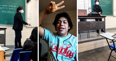 Alumno se hace pasar por maestro exigente para jugarle una broma a los de nuevo ingreso