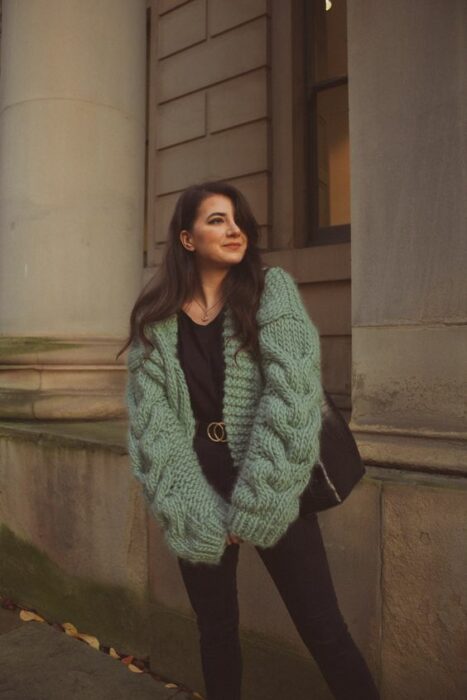 verde menta; 13 Chunky cardigans que merecen un espacio en tu armario