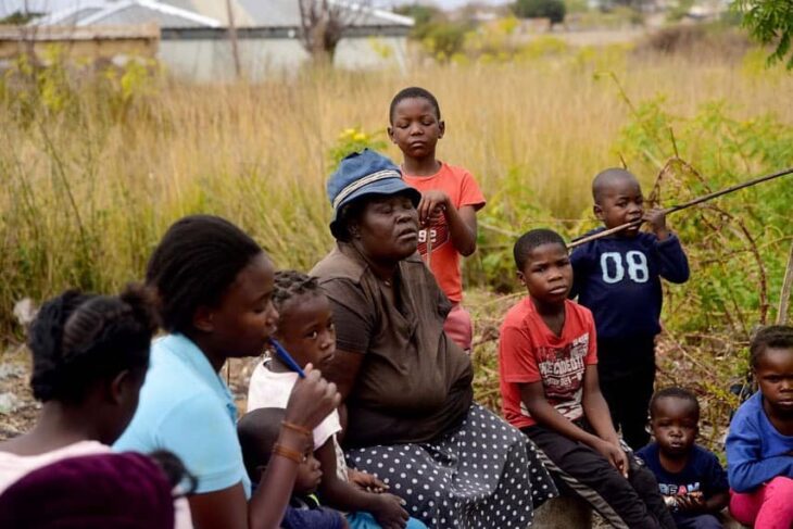 familia sudafricana Mgomeni