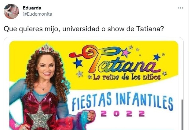 Tuit sobre Tatiana se viraliza por cobrar una ‘millonada’ por su show infantil