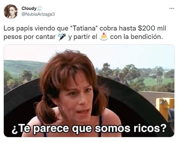 Tuit sobre Tatiana se viraliza por cobrar una ‘millonada’ por su show infantil