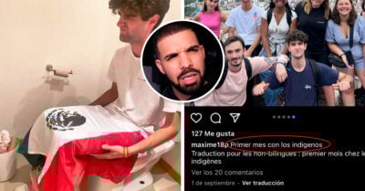 Estudiante francés llama ‘indígenas’ a mexicanos y se burla de la bandera; lo expulsan del país