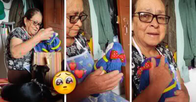 ¡Conmovedor! Hijo le regaló a su madre la muñeca con la que soñó desde niña