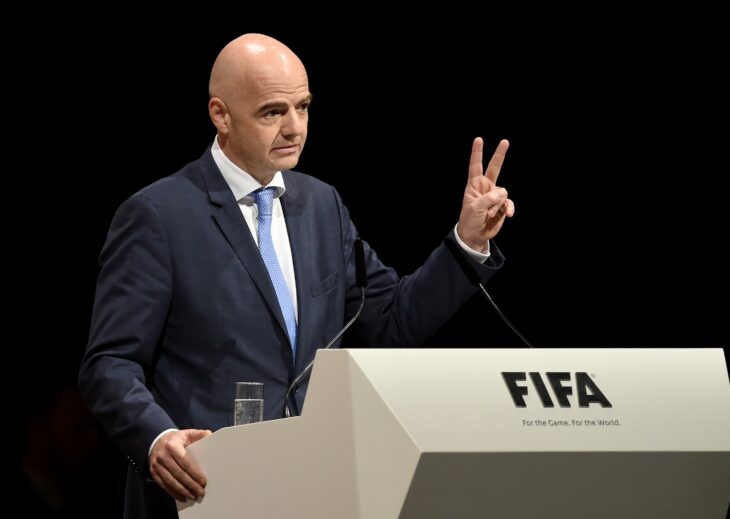 Foto de Gianni Infantino Presidente de la FIFA 
