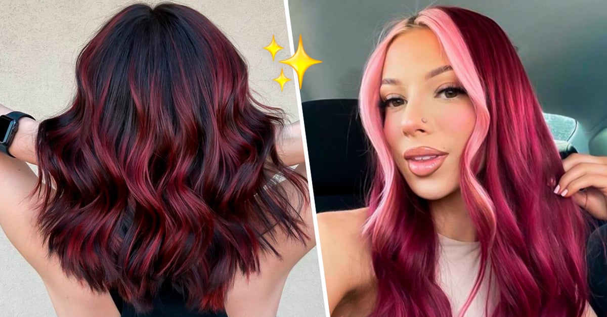 10 Great ideas to dye your hair wine color this fall