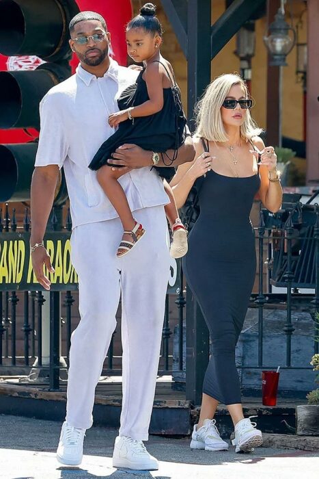 Khloé Kardashian y Tristan Thompson 