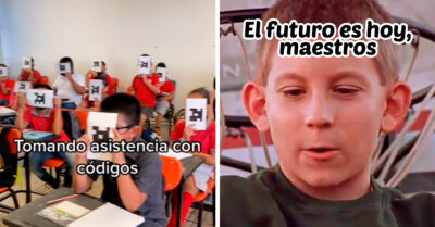 ¡El futuro es hoy! Maestra toma lista con códigos QR y se vuelve viral