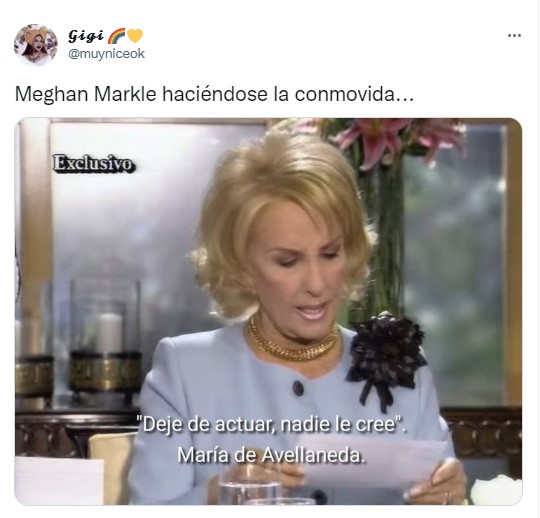 meme de las lágrimas de Meghan Markle en el funeral de la Reina 