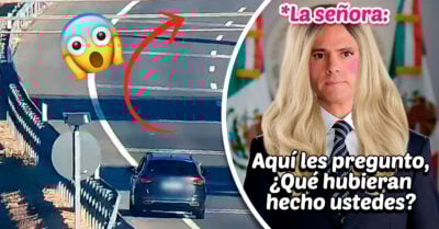 ¡Ah, caray! Mujer condujo 7 km en sentido contrario porque no quería pagar peaje