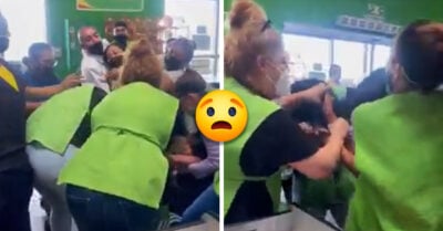 ¡Se están peleandaaa! Mujeres se agarran a golpes por el amor de un hombre