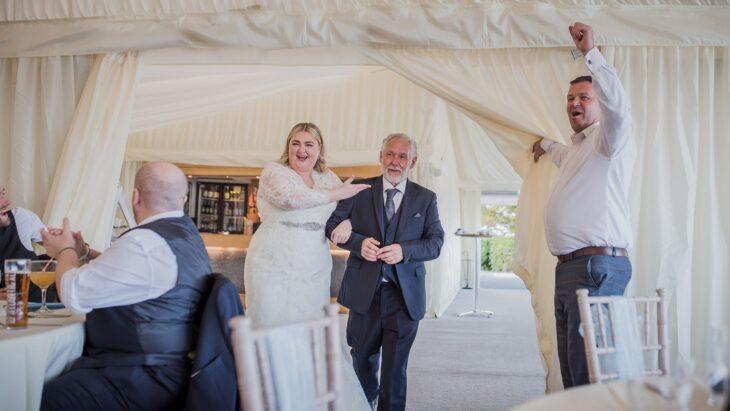 bride with her father