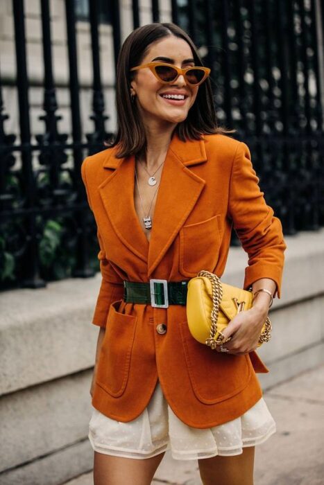 blazer calabaza; Outfits pumpkin spice para ir con la temporada