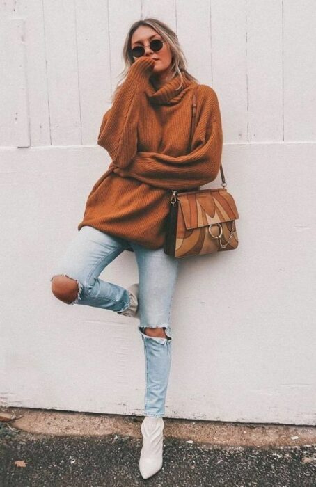 cardigan; Outfits pumpkin spice para ir con la temporada