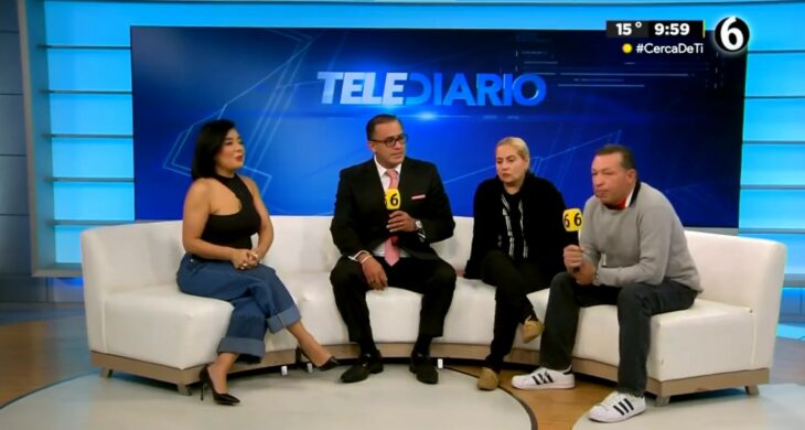 Octavio Ocaña's parents in an interview on Telediario 