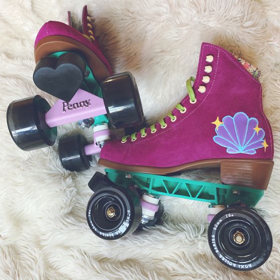 shell skates;  ;Pairs of skates to take a spin aesthetic