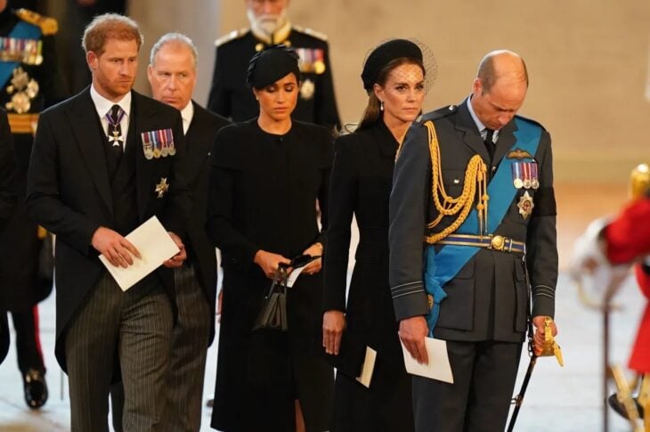 Príncipe Harry, Meghan Markle, Kate Middleton y el príncipe William
