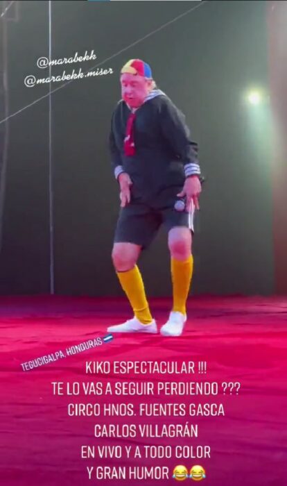 Video de Kiko bailando en un circo de Honduras 