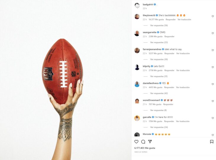 Rihanna será la protagonista del show de medio tiempo en el Super Bowl