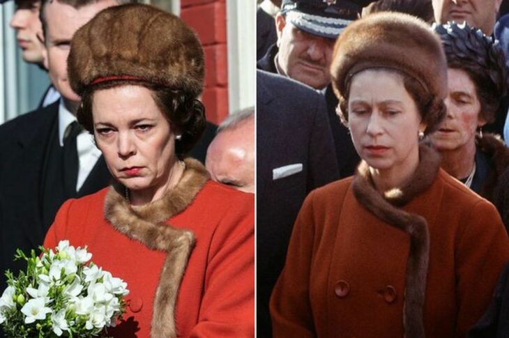 Olivia Colman como la reina Isabel