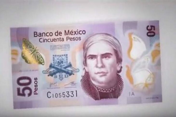 billete de 50 pesos mexicanos