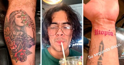 A un lado, Nodal y Lupillo, este chico se tatuó a Belinda y jamás ha salido con ella
