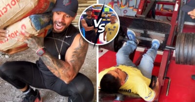 ¿Quién ganará? Albañil se enfrenta a un hombre fitness para demostrar su fuerza