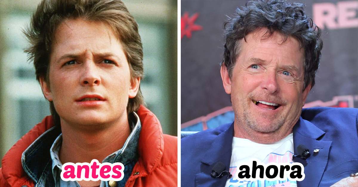 This is what the cast of the movie 'Back to the Future' looks like