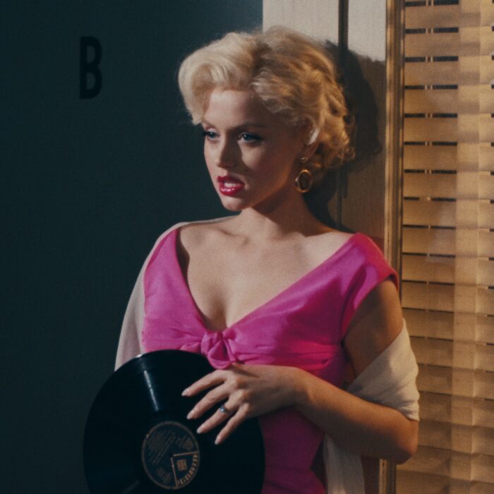 Blond.  Ana de Armas as Marilyn Monroe 