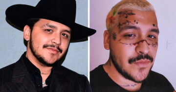 ¡Misterio resuelto! Christian Nodal por fin aclaró la razón por la que se llenó la cara de tatuajes