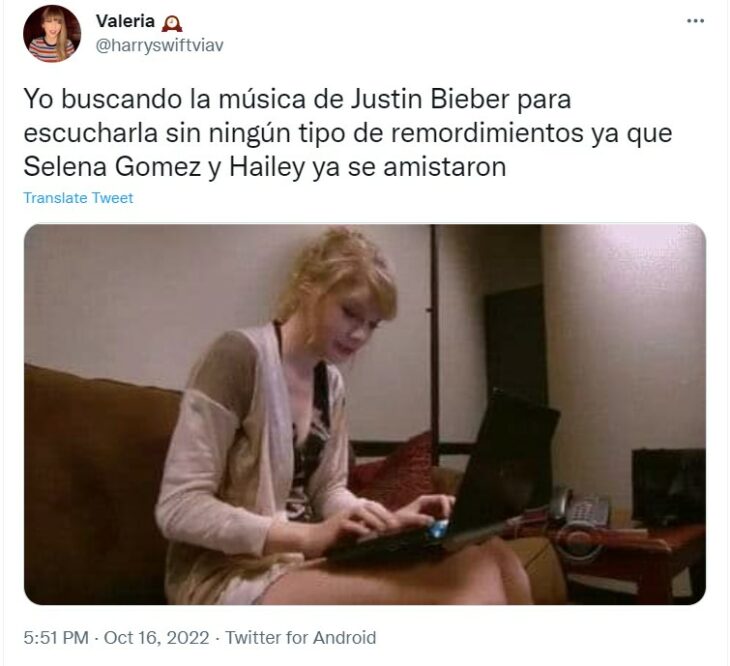 Meme encuentro Selena Gomez y Haliley Bieber