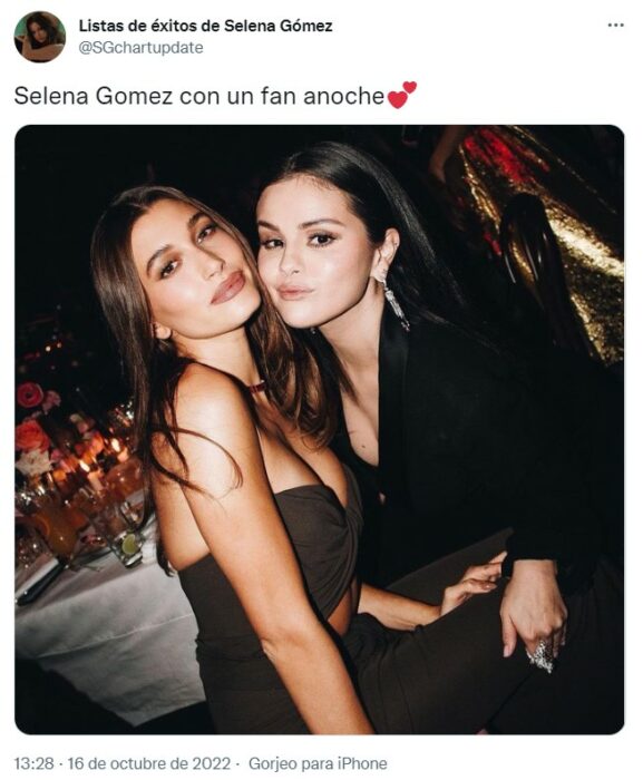 Meme encuentro Selena Gomez y Haliley Bieber