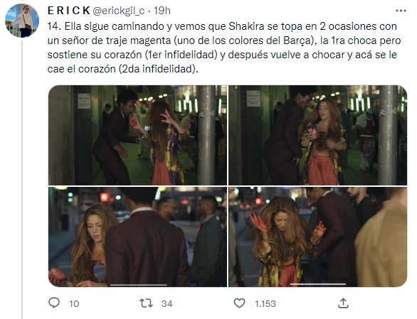 shakira choca video monotonía 